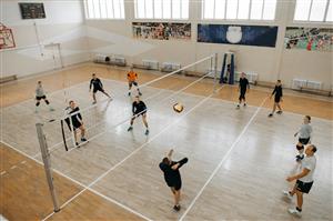 Indoor volleyball game