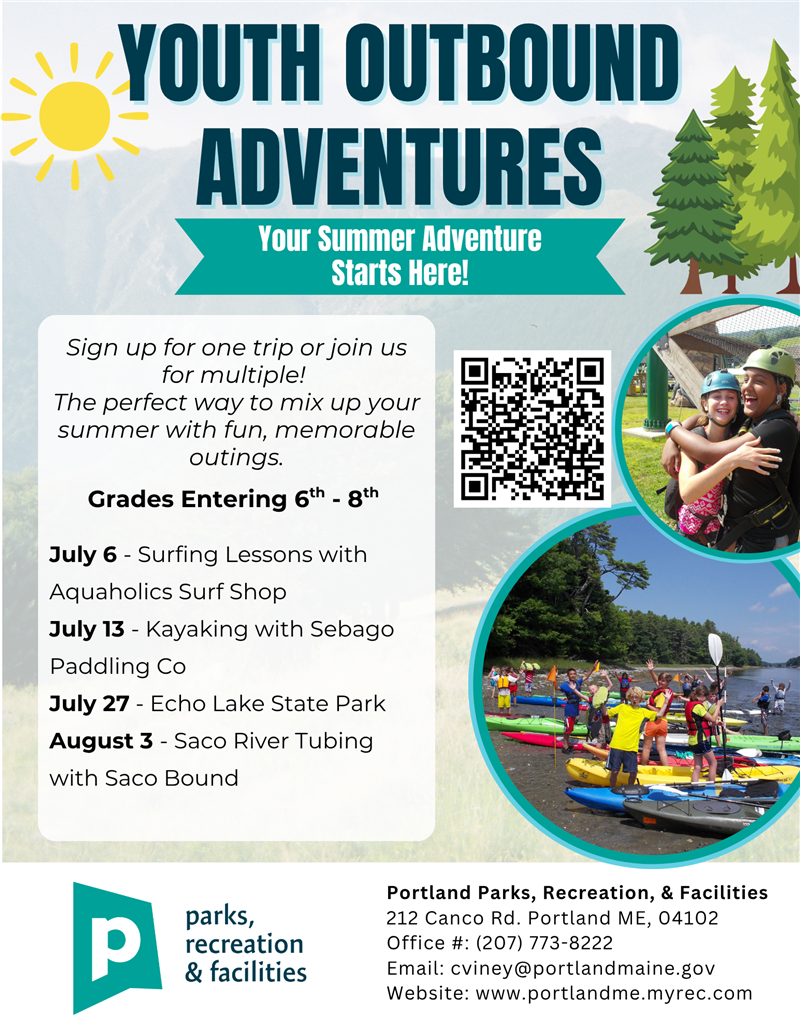 Youth Outbound Adventures Flyer